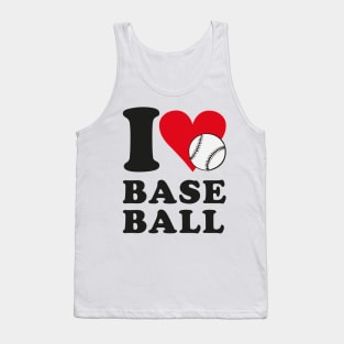 I love baseball Tank Top